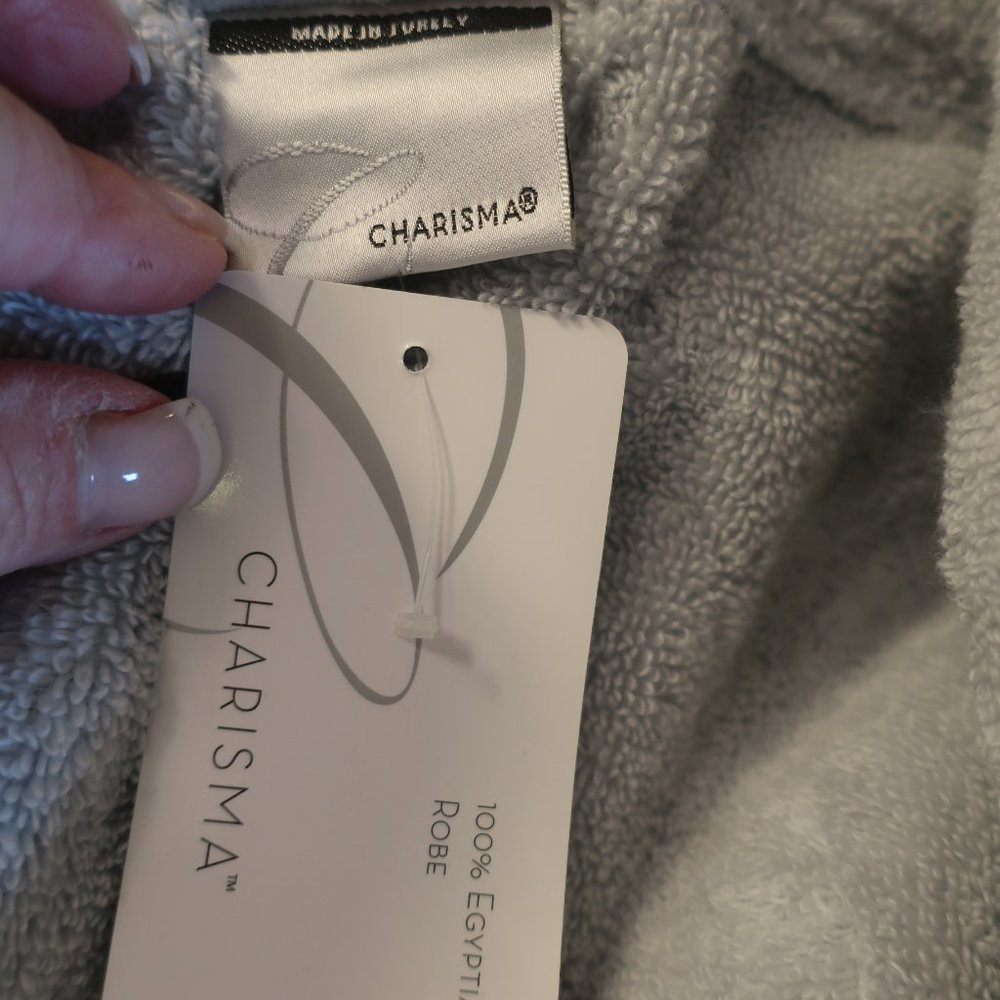 NWT Womens Charisma Light Blue Belted Bathrobe ONE SIZE* - Picture 7 of 7